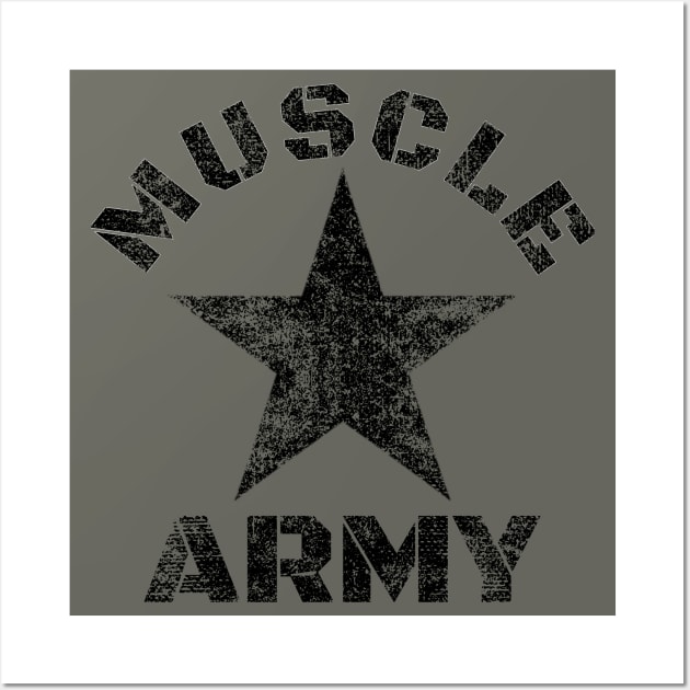 MUSCLE ARMY Wall Art by MuscleTeez